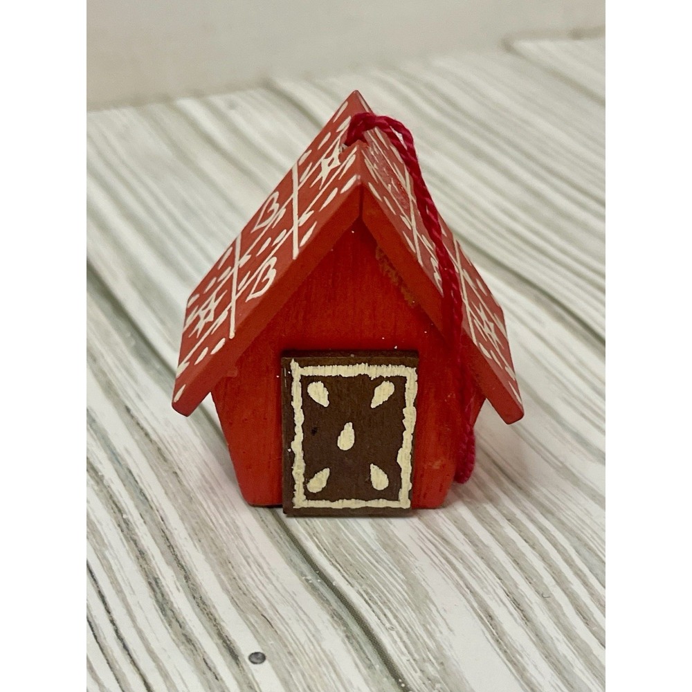2 Vintage Ornaments Steinbach House Wooden Hand Made In Germany - Picture 7 of 9